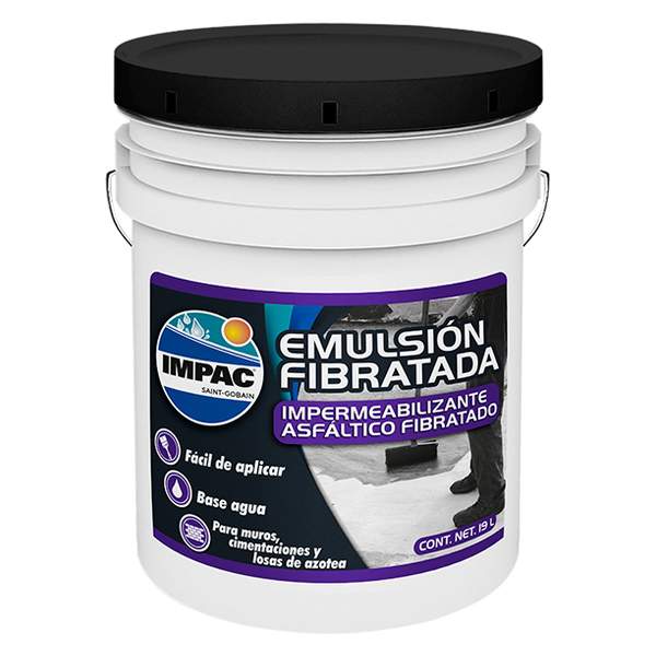 IMPAC Emulsión Asfáltica Fibratada